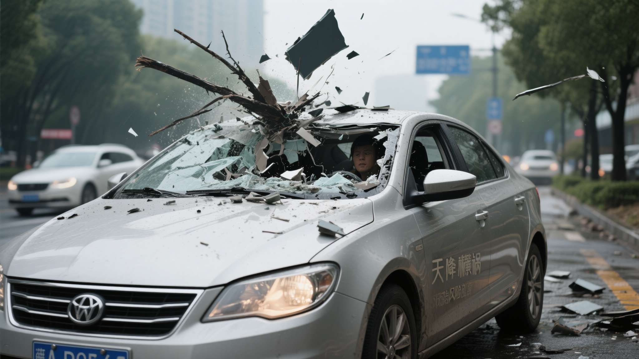现实版死神来了!一小车被身后货车掉落钢管贯穿 面对这类"天降横祸",驾驶人虽然无法完全规避,但可以通过以下方式将风险降至最低: